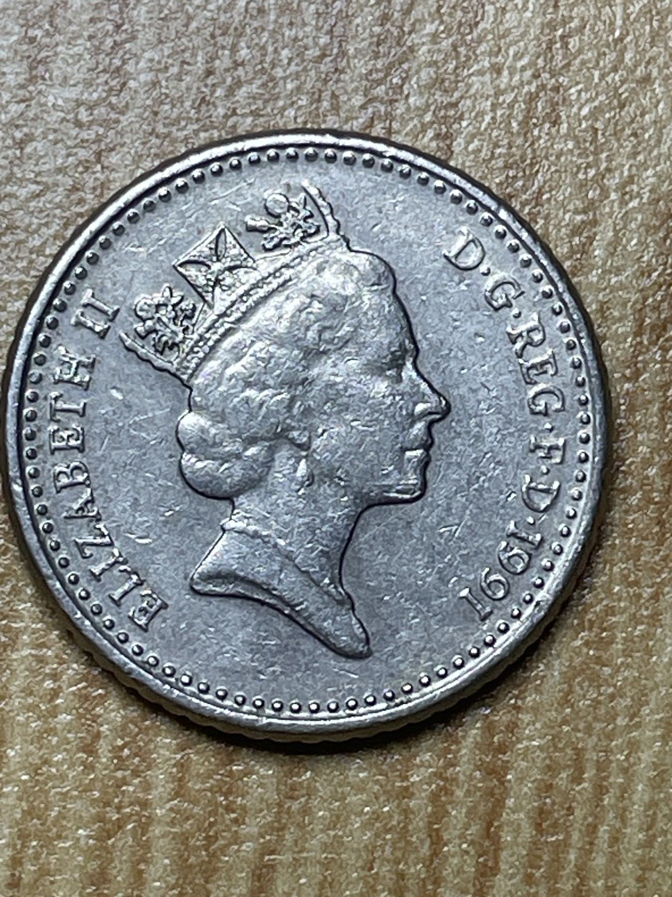 夏小雨散币专场第一期（无佣金，不预留） 1991年英国5便士