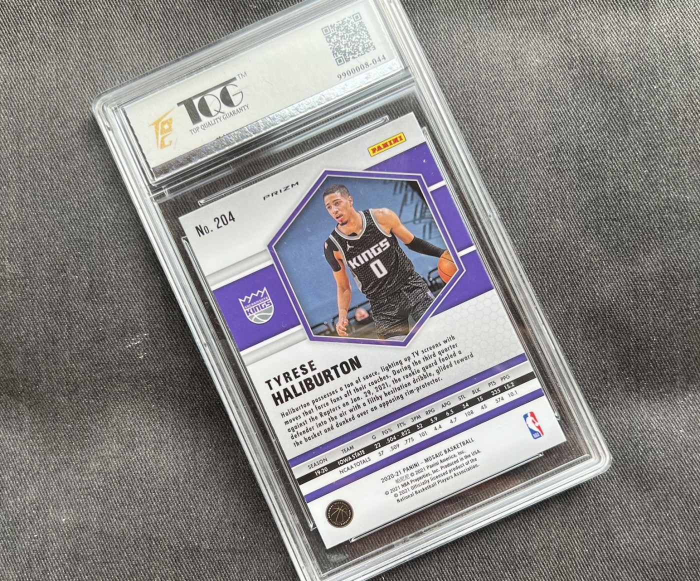 【随心卡拍】收藏卡拍卖【第6期】  【TQG评级】2021 帕尼尼 泰利斯 哈利伯顿