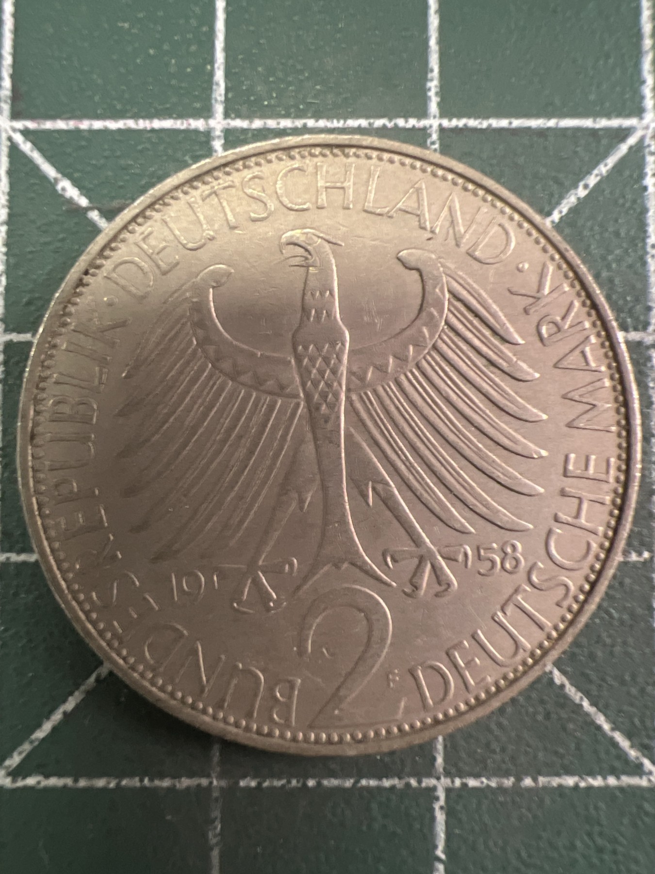 第436期 硬币专场 （无押金，捡漏，全场20包邮，偏远地区除外，接收代拍业务） 德国2马克 纪念币