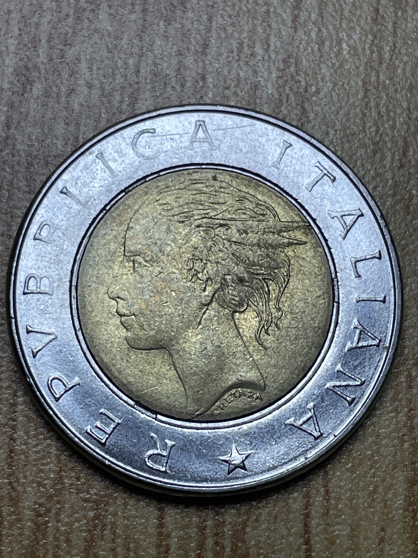 夏小雨散币专场第一期（无佣金，不预留） 1992年意大利500里拉双色币