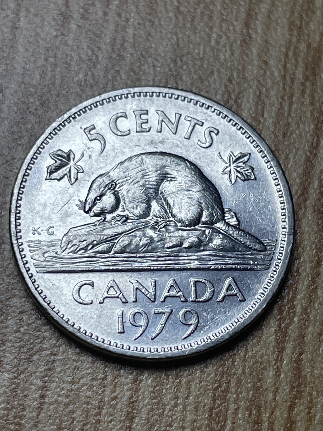 夏小雨散币专场第一期（无佣金，不预留） 1979年加拿大5分海狸