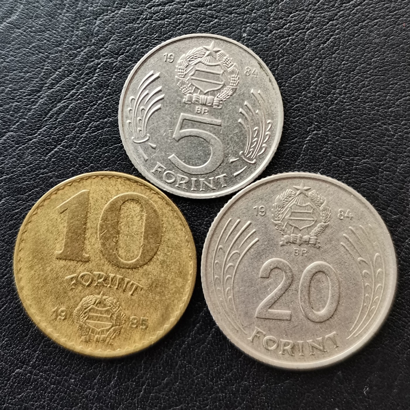 匈牙利 80年代 硬币 3枚
