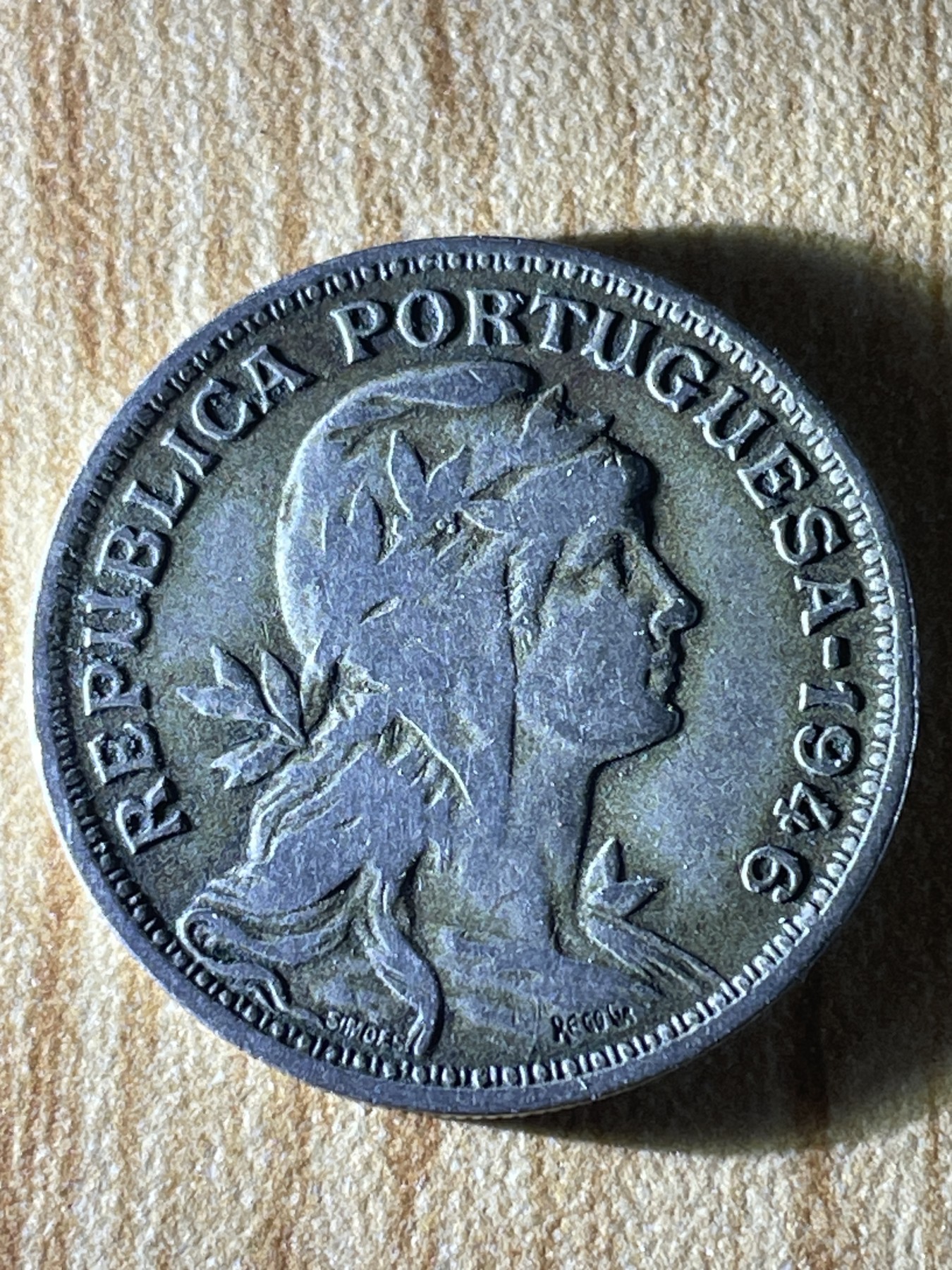 夏小雨散币专场第一期（无佣金，不预留） 1946年葡萄牙50分女神版