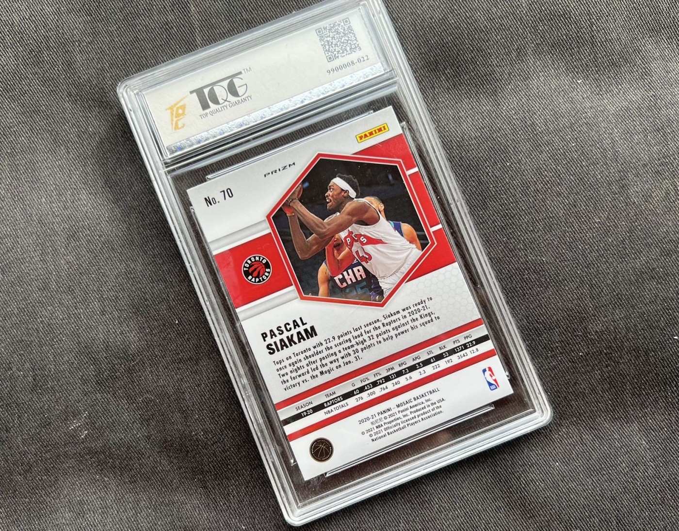 【随心卡拍】收藏卡拍卖【第6期】  【TQG评级】2021 帕尼尼 帕斯卡尔