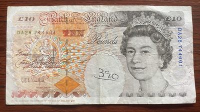 兔爷钱庄第十八期非全新纸币拍卖 - 英国10镑纸币