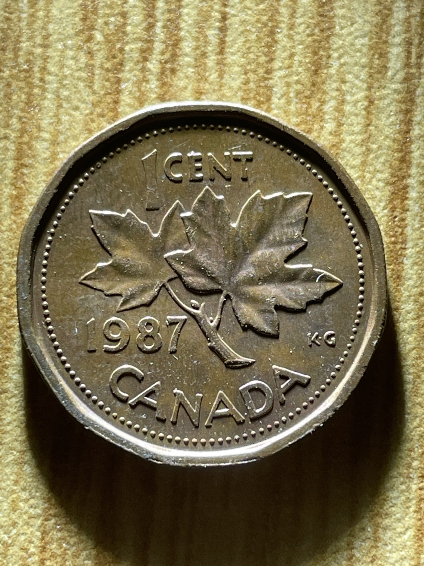 夏小雨散币专场第一期（无佣金，不预留） 1987年加拿大枫叶一分