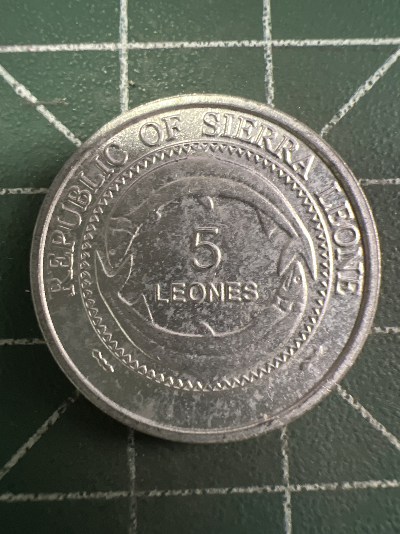 第436期 硬币专场 （无押金，捡漏，全场20包邮，偏远地区除外，接收代拍业务） 塞拉利昂5利昂