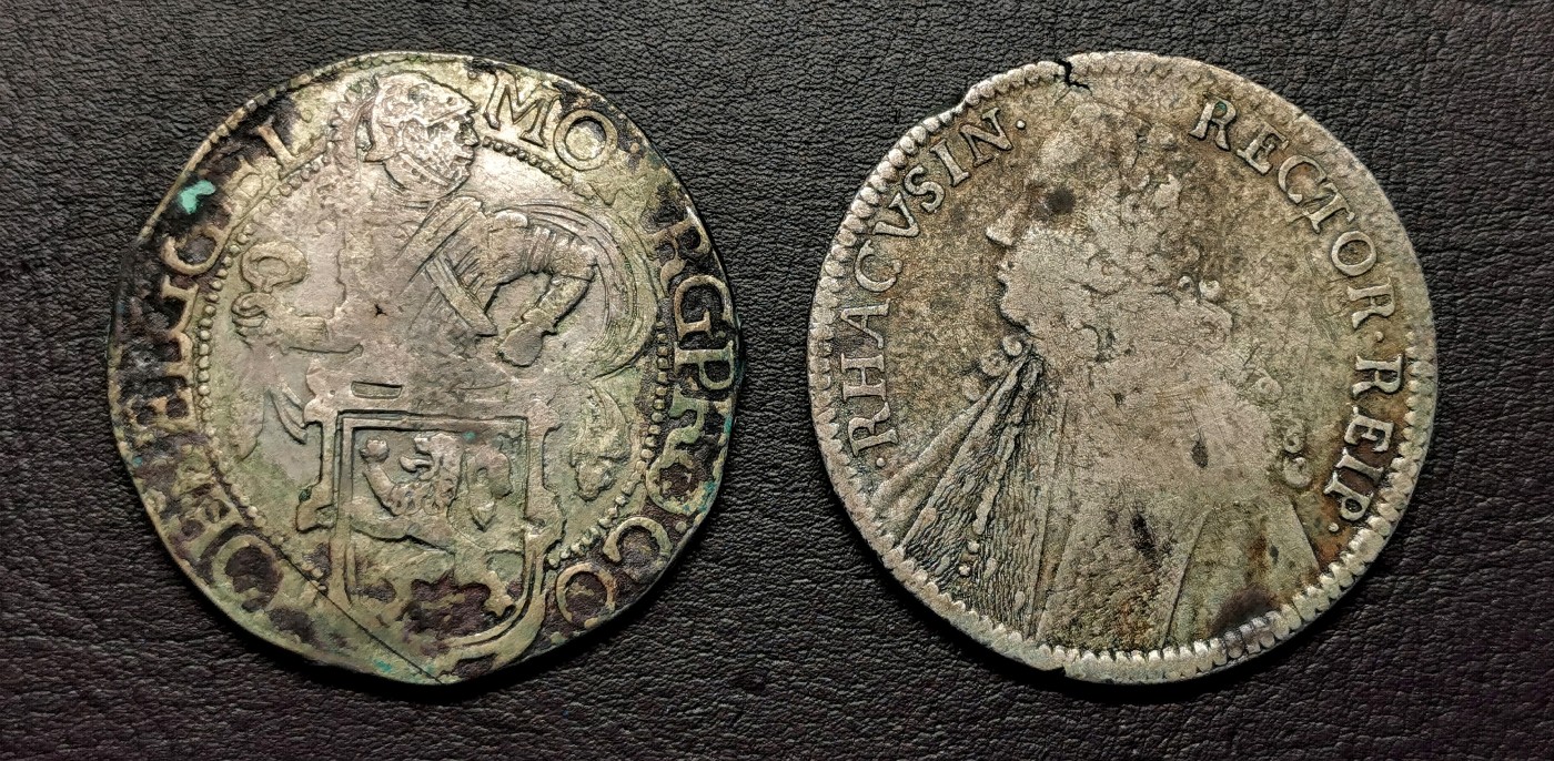 凡希社世界钱币微拍第二百五十一期 荷兰拉古萨克朗大银两枚