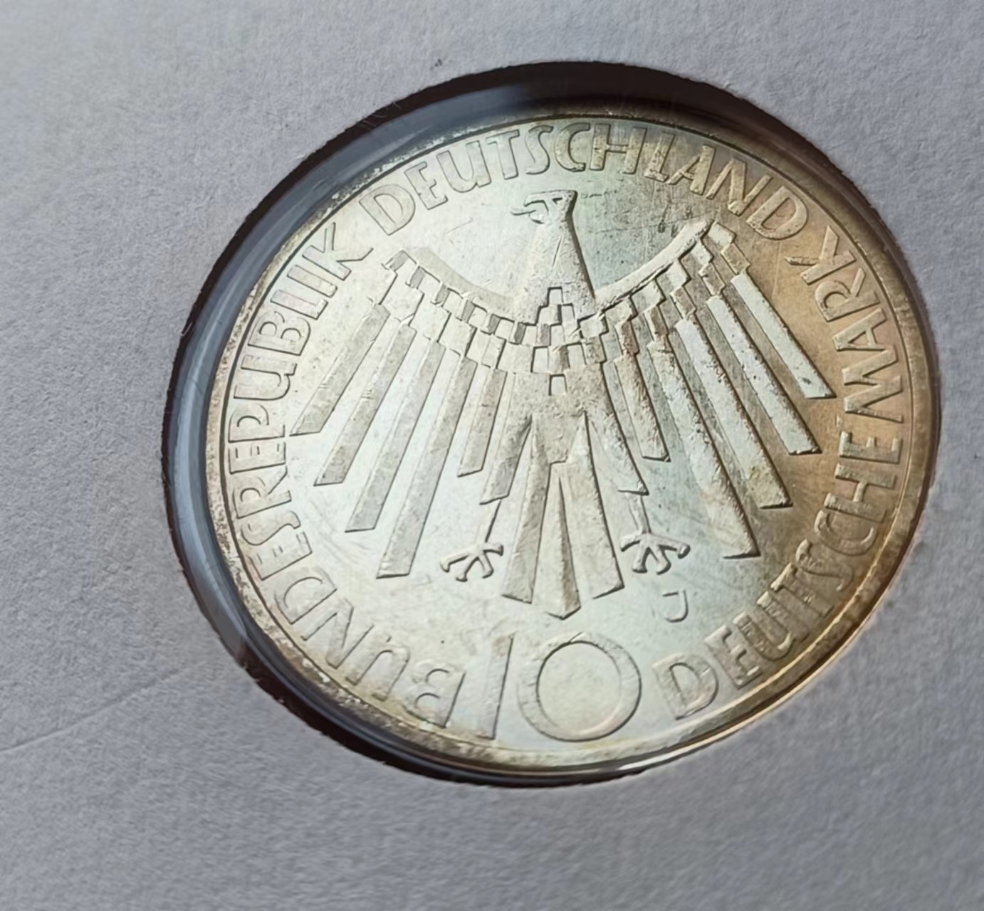 瓶子🏺第114期拍卖会  慕尼黑奥运会德国1972年10马克银币J厂 邮封卡