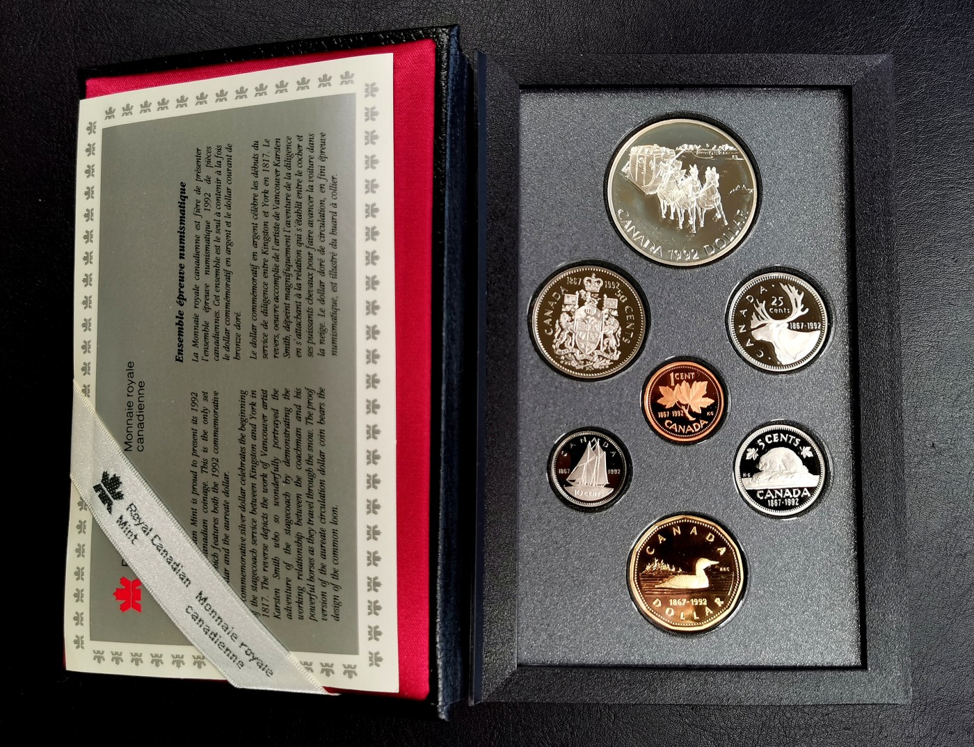 凡希社世界钱币微拍第二百五十一期 1992加拿大精铸PS原盒证书！