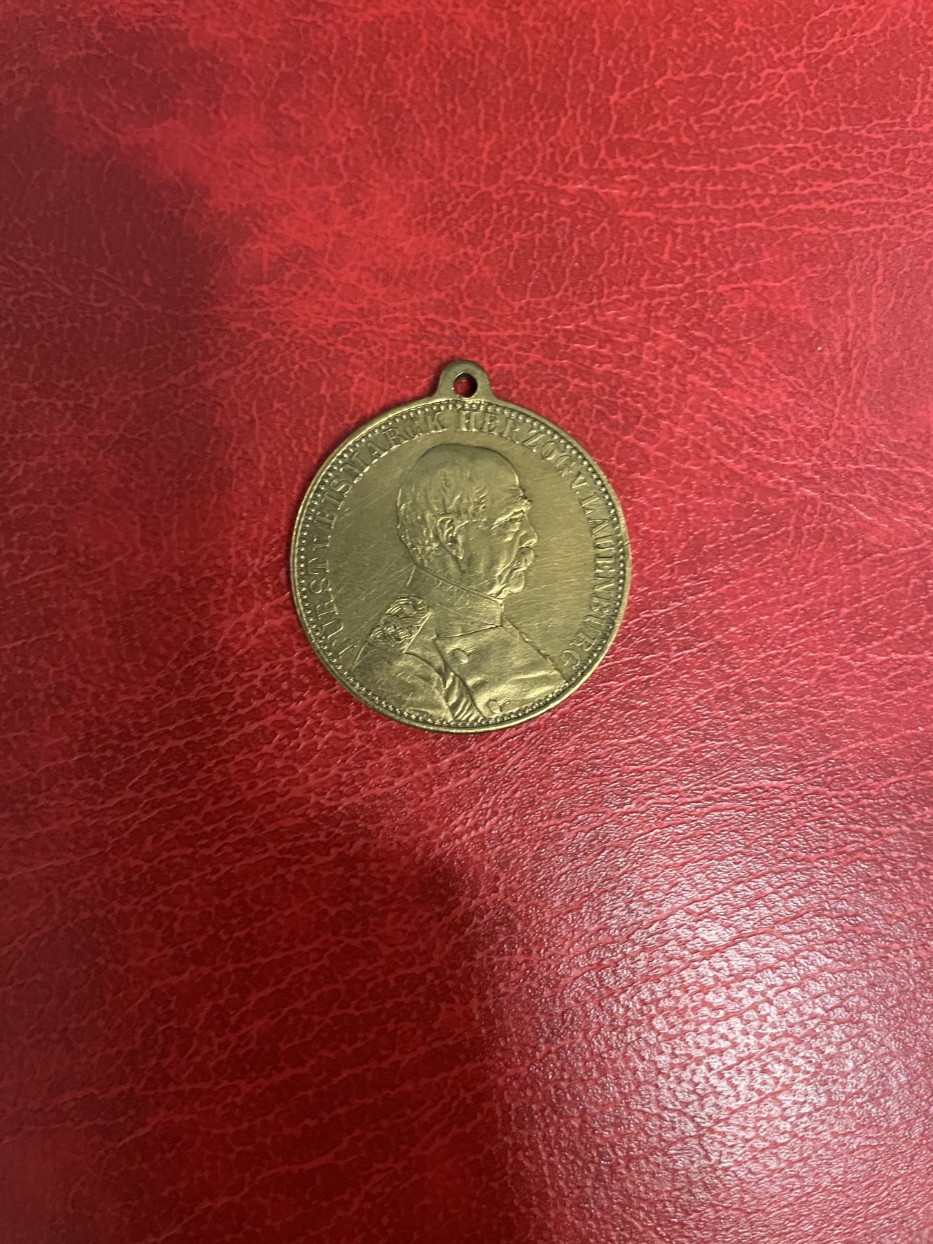 张麻子勋章拍卖第一期 帝德俾斯麦80周年诞辰纪念章（代拍）