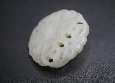 玉石翡翠玛瑙｜拍卖专场 苏工白玉玉佩挂件