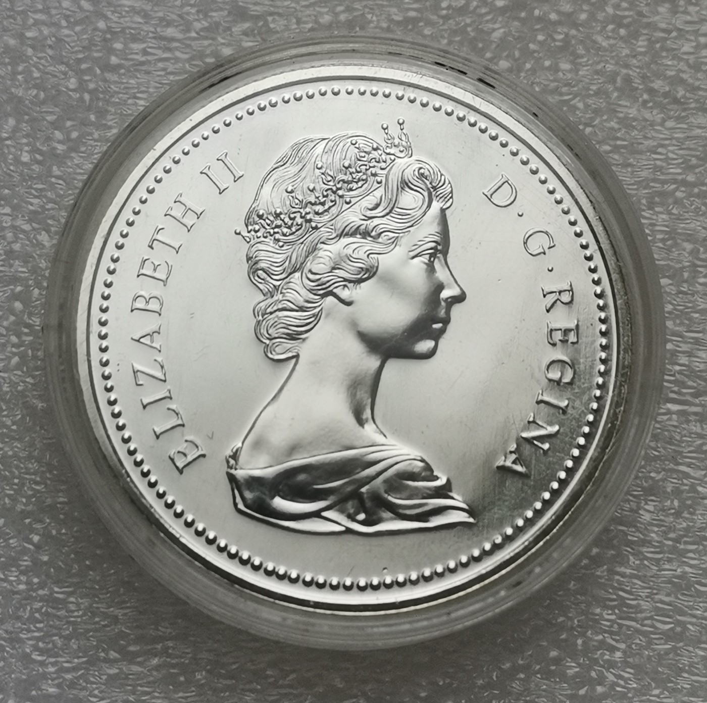 瓶子🏺第114期拍卖会 1974年加拿大1元纪念银币 温伯尼城佰年