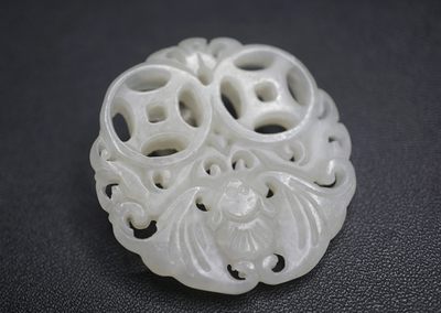 玉石翡翠玛瑙｜拍卖专场 苏工白玉玉佩挂件