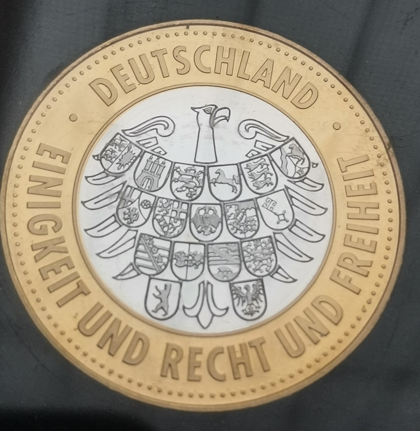 瓶子🏺第114期拍卖会  德国2015年双金属纪念章