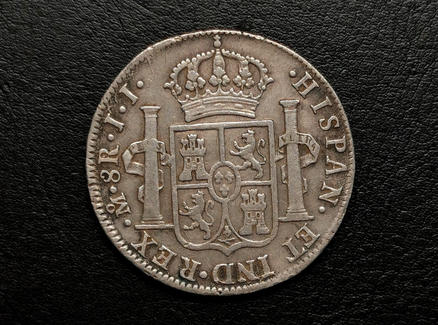 凡希社世界钱币微拍第二百五十一期 1820墨西哥费七双柱大银美品