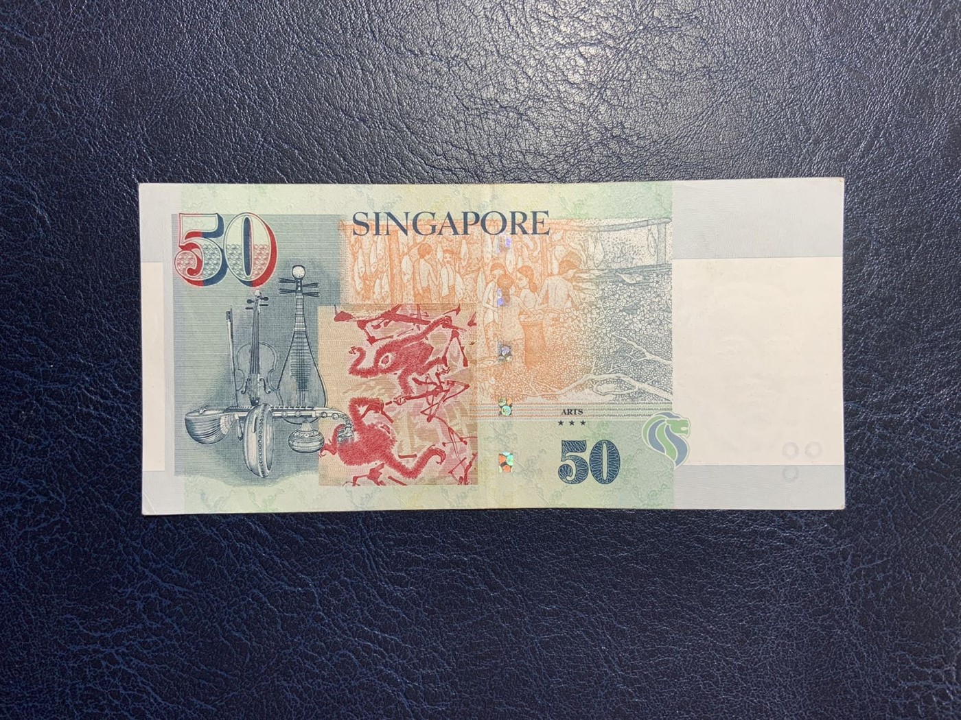收藏联盟Quantum Auction 第298期拍卖  新加坡2018年50元 品相如图 狮子号7777