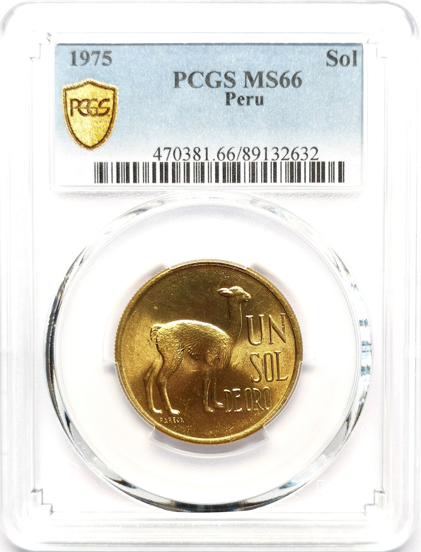凡希社世界钱币微拍第二百五十一期 1975秘鲁SOL铜币PCGS-MS66