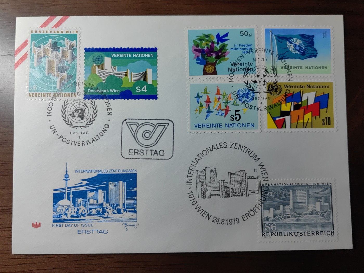 外国邮和小本票精品专场（秒杀和拍卖）第①⑥场 奥地利1979 联合国维也纳办公室落成