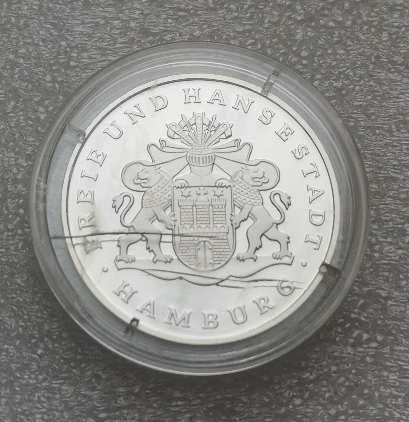 瓶子🏺第114期拍卖会  2015年德国汉堡纪念银章