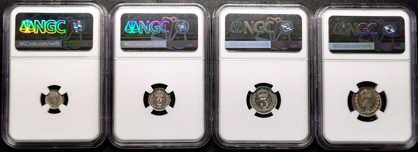 凡希社世界钱币微拍第二百五十一期 1937英国乔治六世精铸PS十五枚NGC评级 原盒状态上佳！