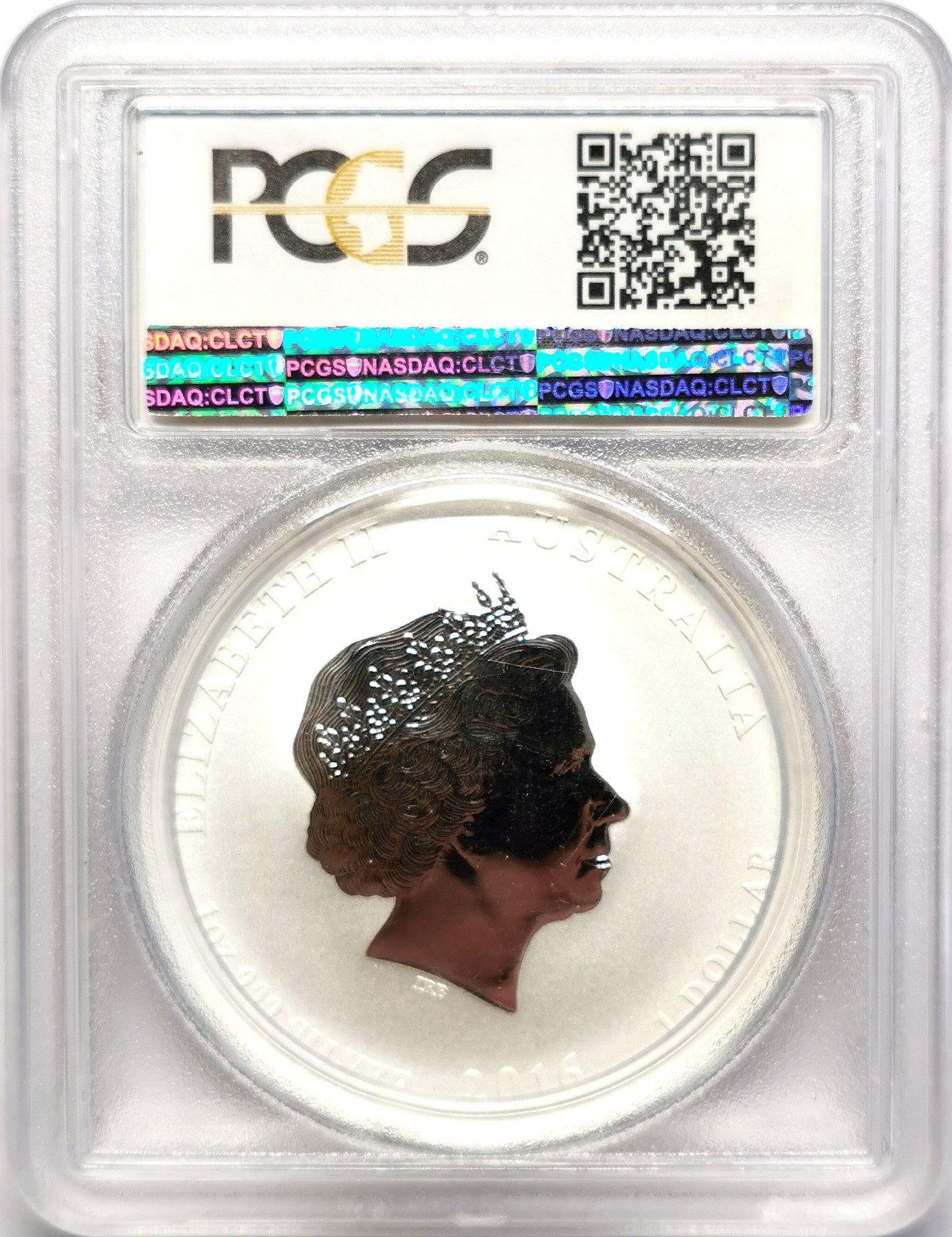 凡希社世界钱币微拍第二百五十一期 2016P澳大利亚生肖猴年纪念彩银币PCGS-MS69