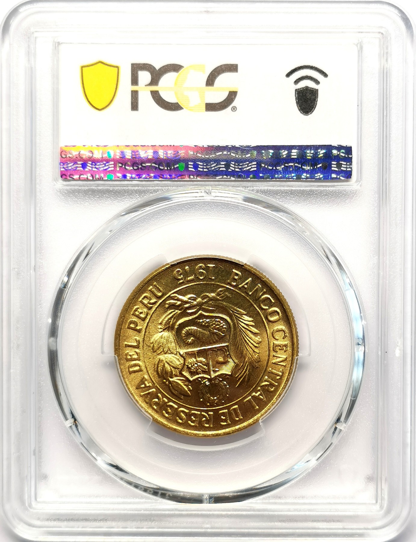凡希社世界钱币微拍第二百五十一期 1975秘鲁SOL铜币PCGS-MS66