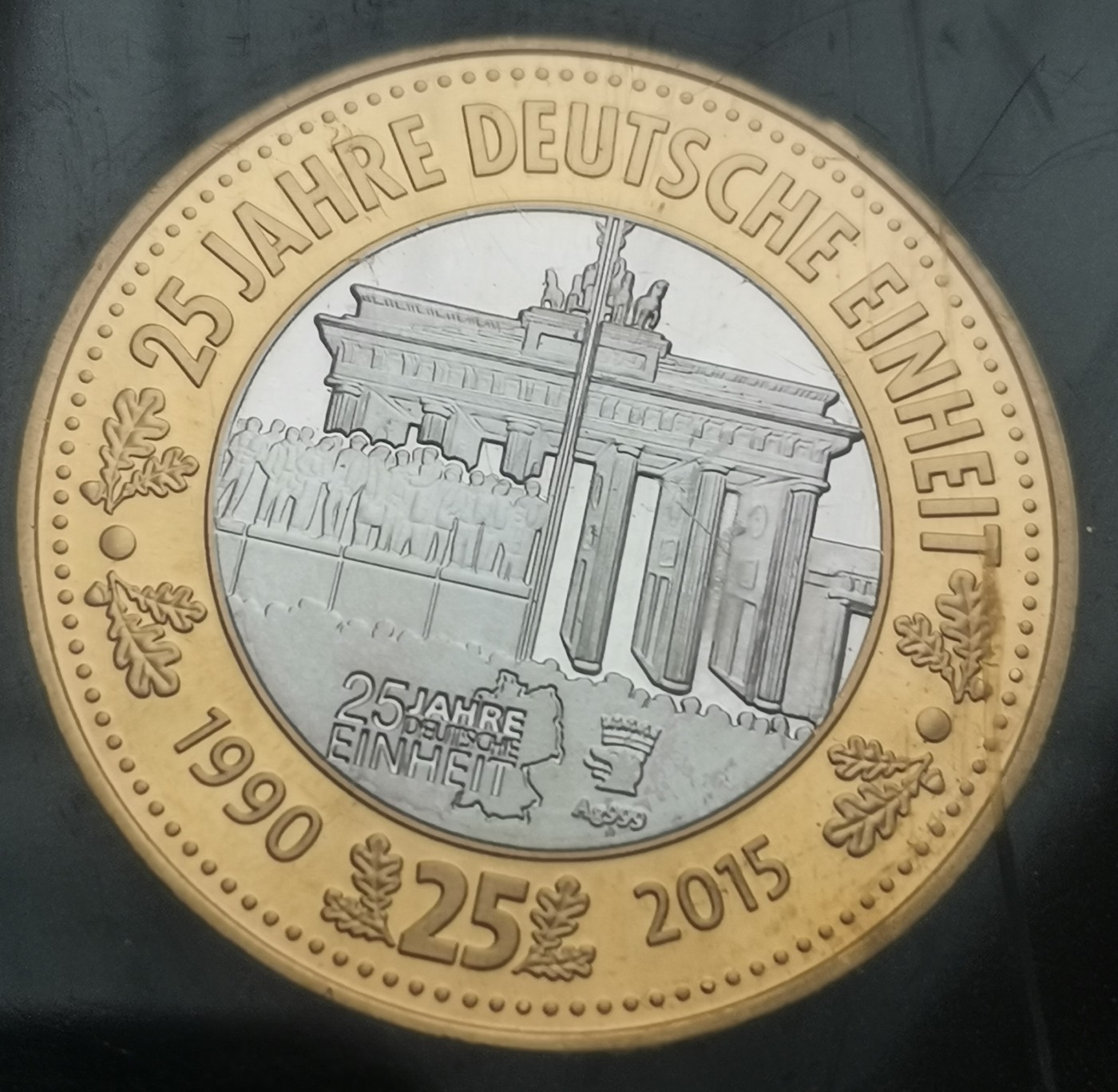 瓶子🏺第114期拍卖会  德国2015年双金属纪念章