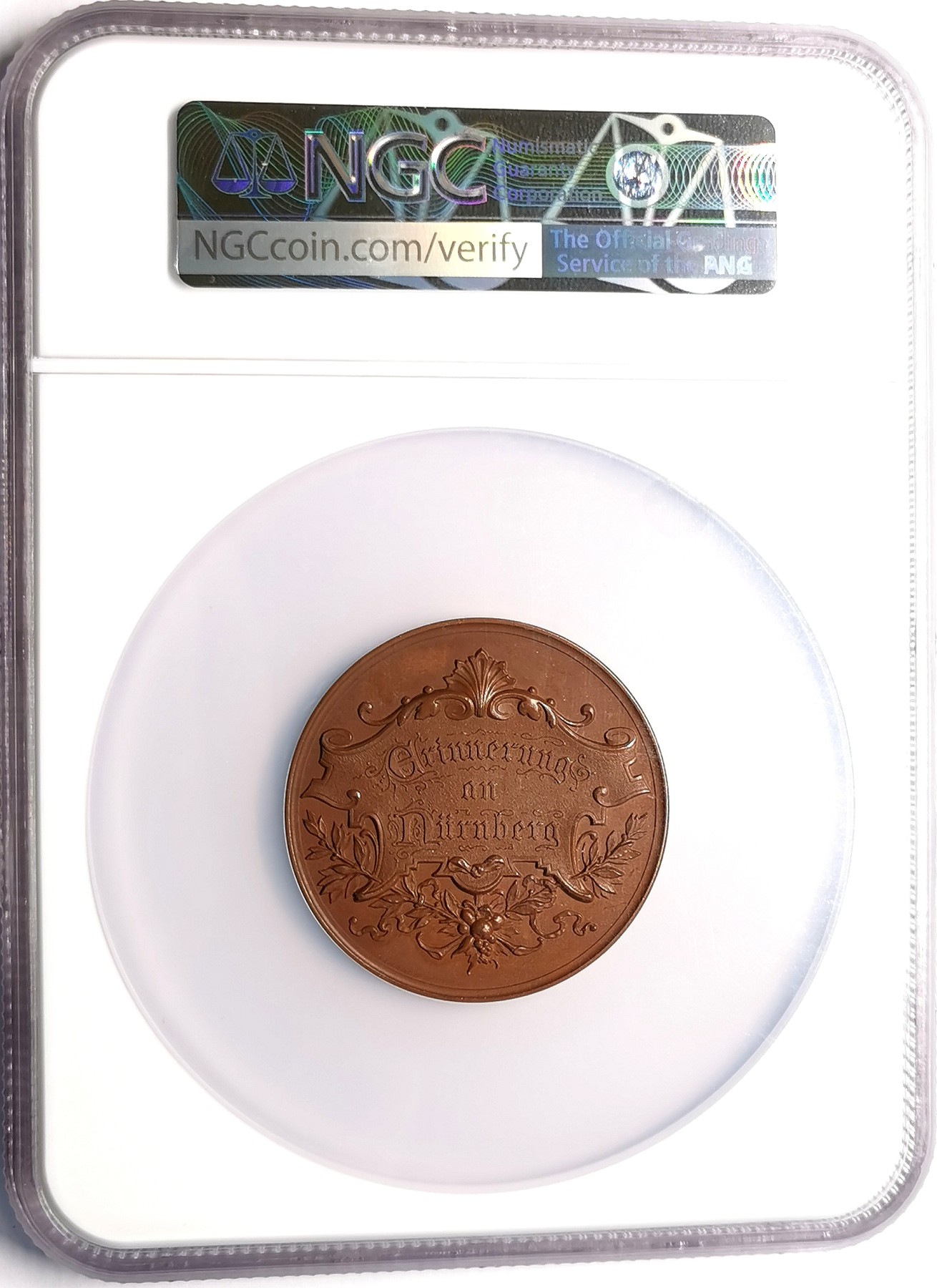 凡希社世界钱币微拍第二百五十一期 十八世纪德国圣塞巴度堂纪念铜章NGC-MS63