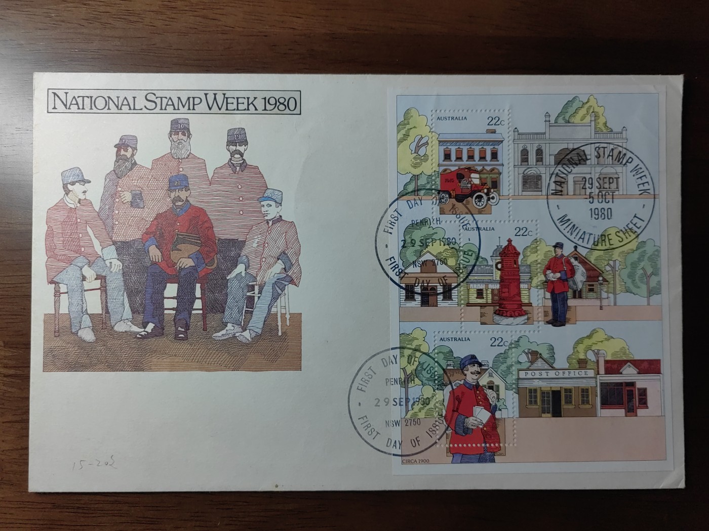 外国邮和小本票精品专场（秒杀和拍卖）第①⑥场 澳大利亚1980年 国家集邮周小全张纪念