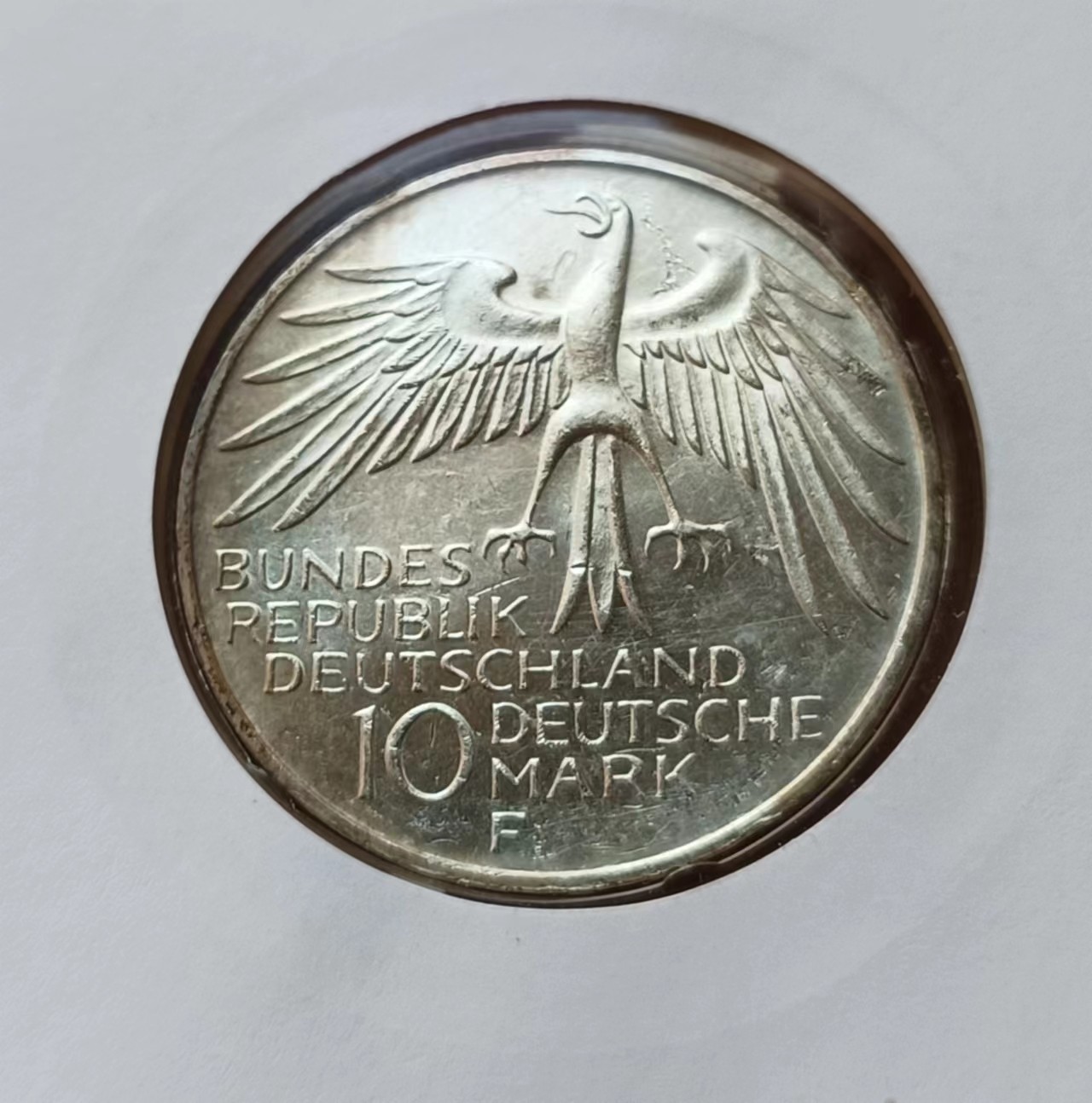 瓶子🏺第114期拍卖会  西德联邦德国1972年10马克慕尼黑奥会运动体育纪念银币邮封卡