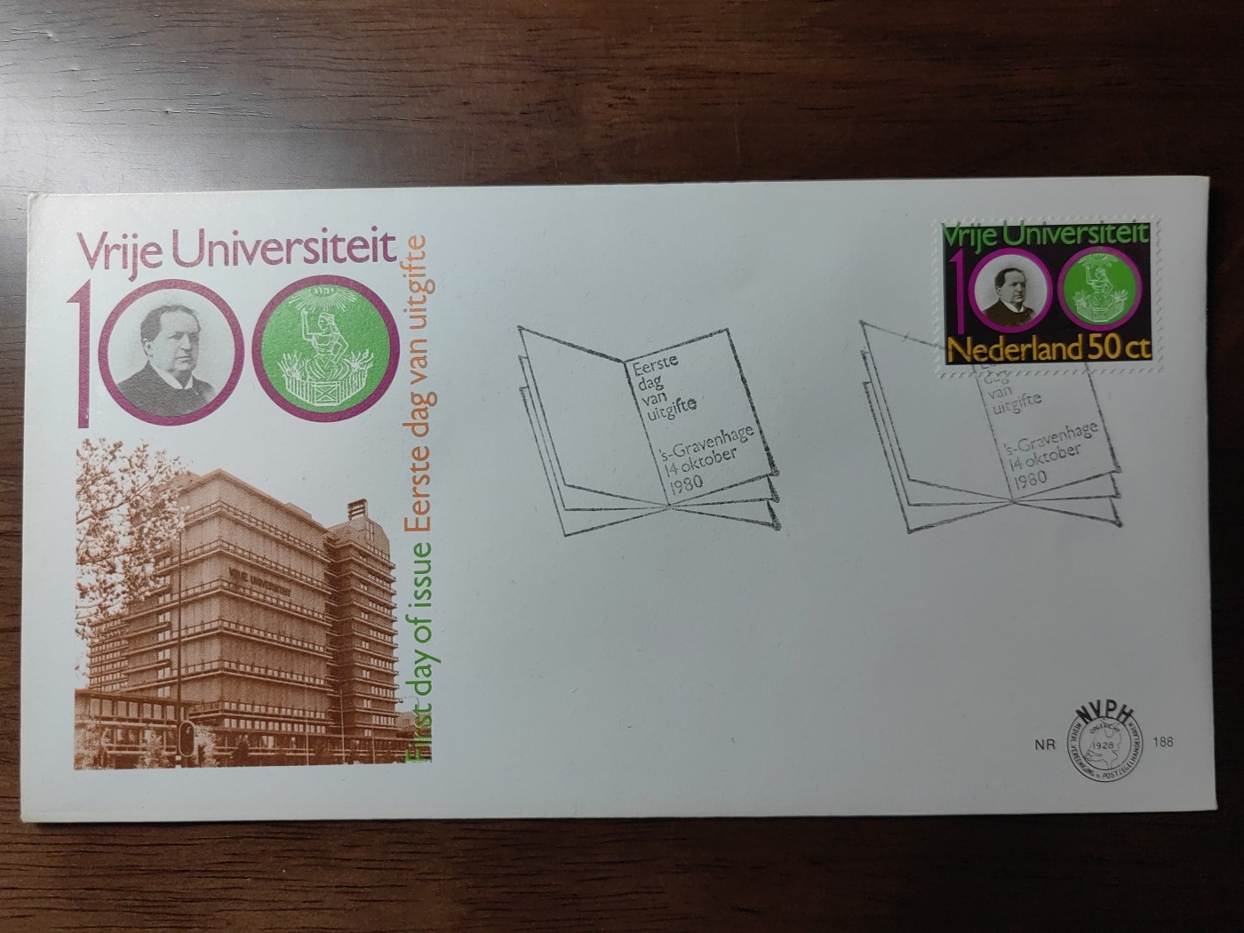 外国邮和小本票精品专场（秒杀和拍卖）第①⑥场 荷兰1980年 阿姆斯特丹大学创立百年纪念