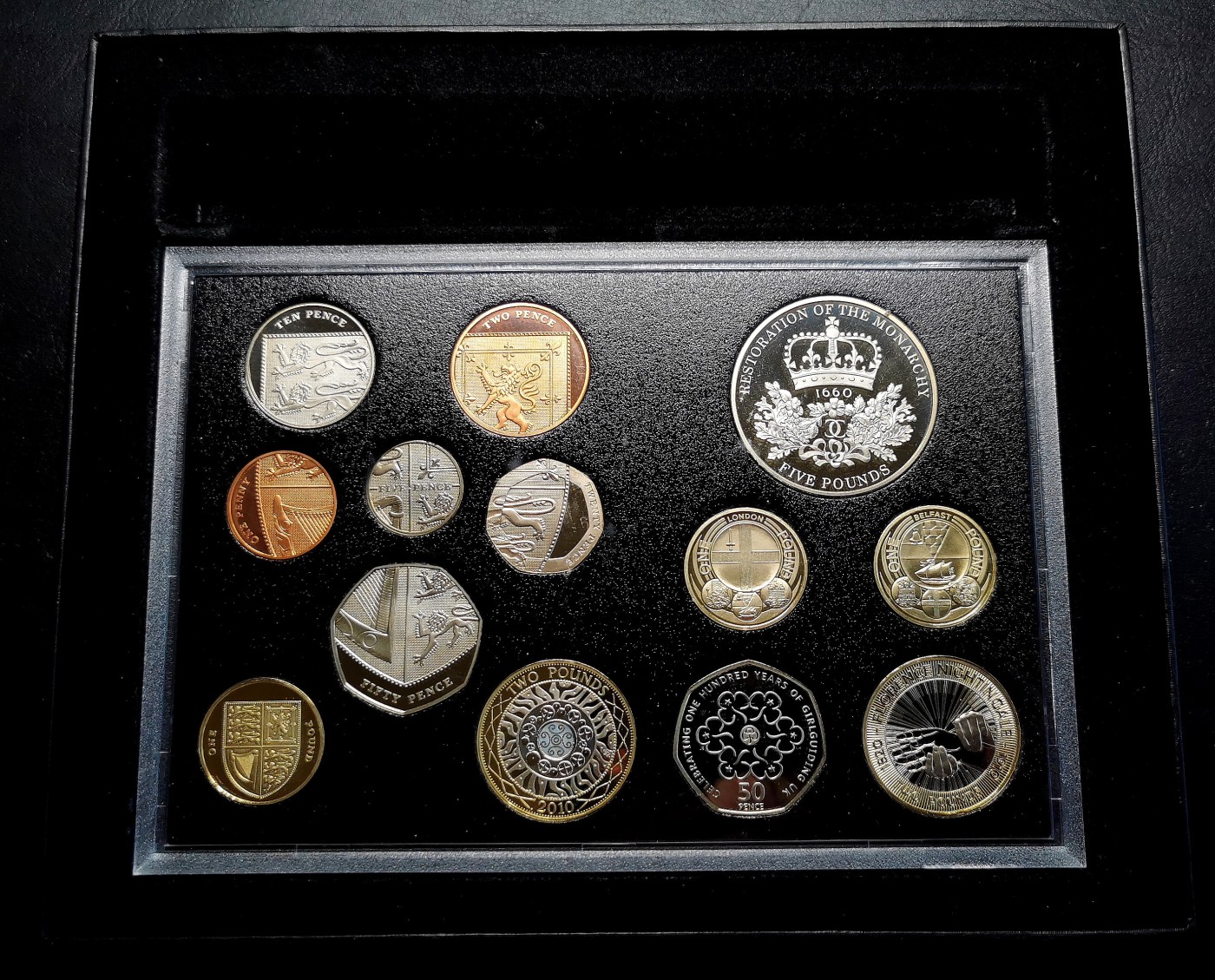 凡希社世界钱币微拍第二百五十一期 2010英国精铸PS原装全品！