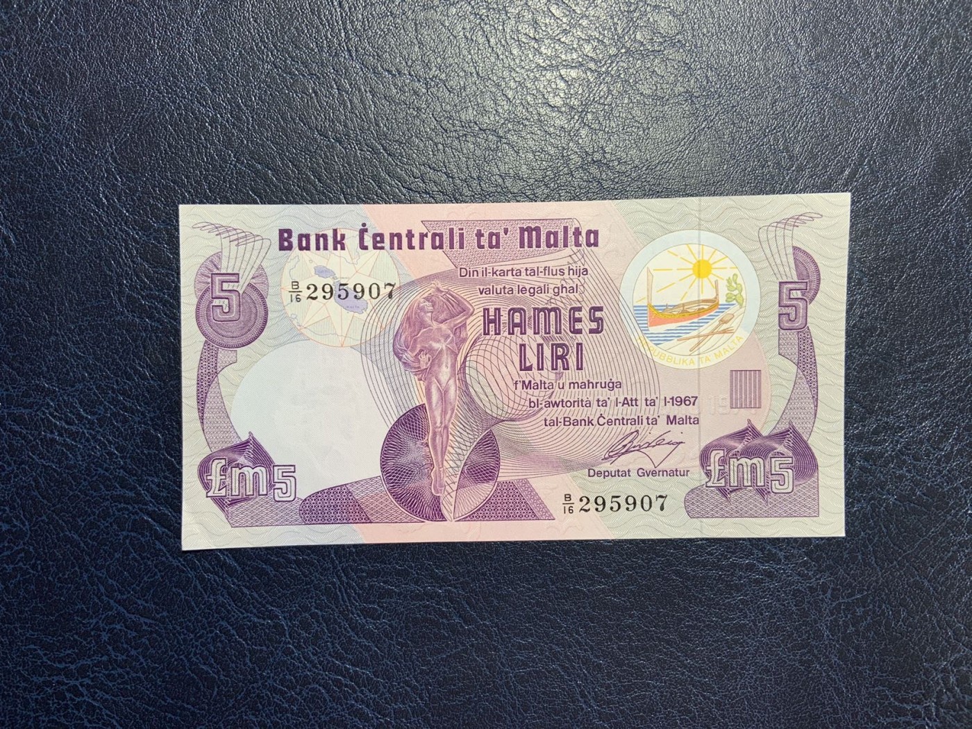 收藏联盟Quantum Auction 第298期拍卖  马耳他1979年5里拉 品相UNC-