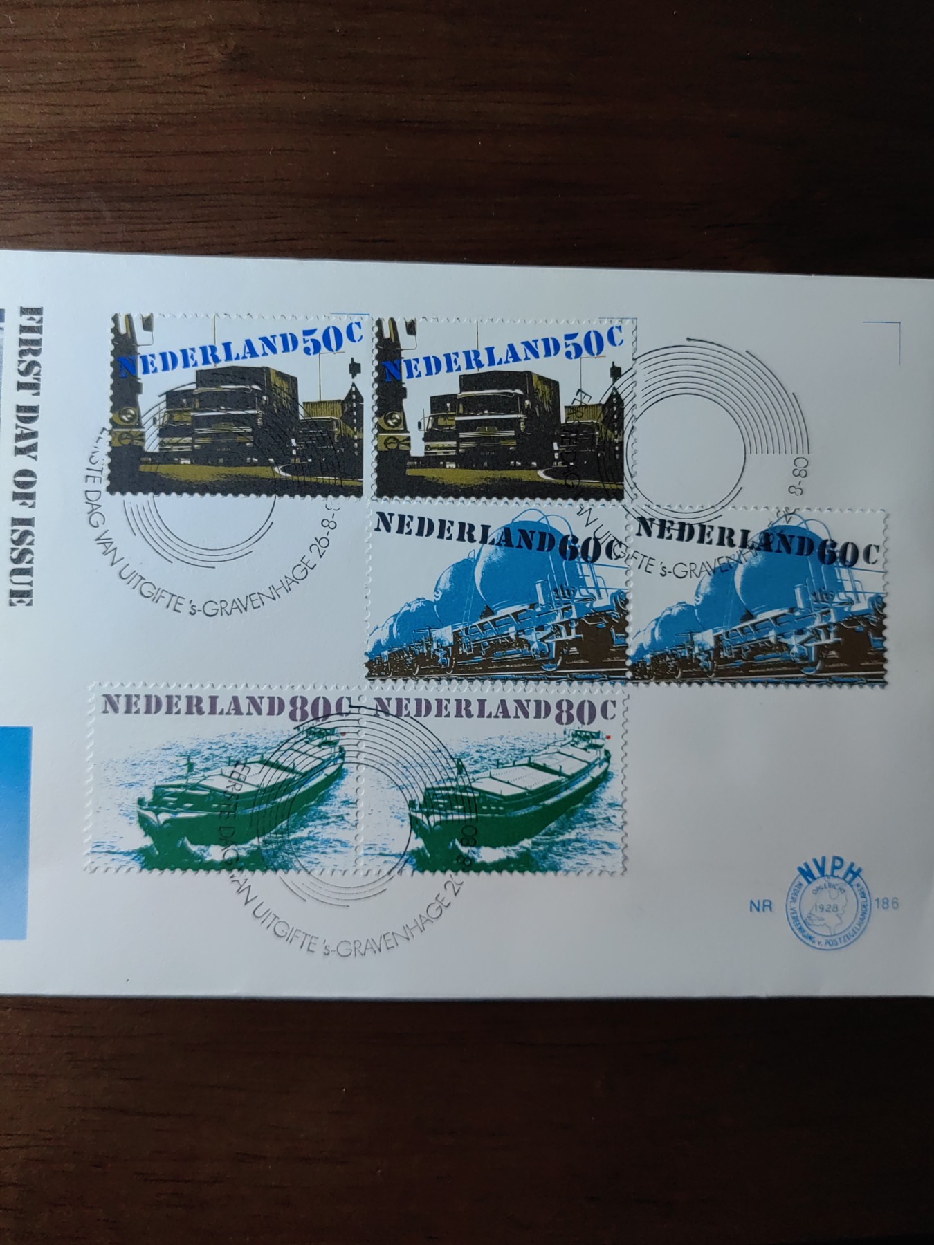 外国邮和小本票精品专场（秒杀和拍卖）第①⑥场 1980荷兰 交通运输工具