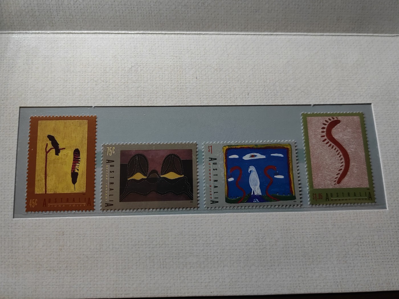 外国邮和小本票精品专场（秒杀和拍卖）第①⑥场 澳大利亚1993年  国际年 | 绘画艺术一套 （全新邮票无邮戳，小本票非邮折）