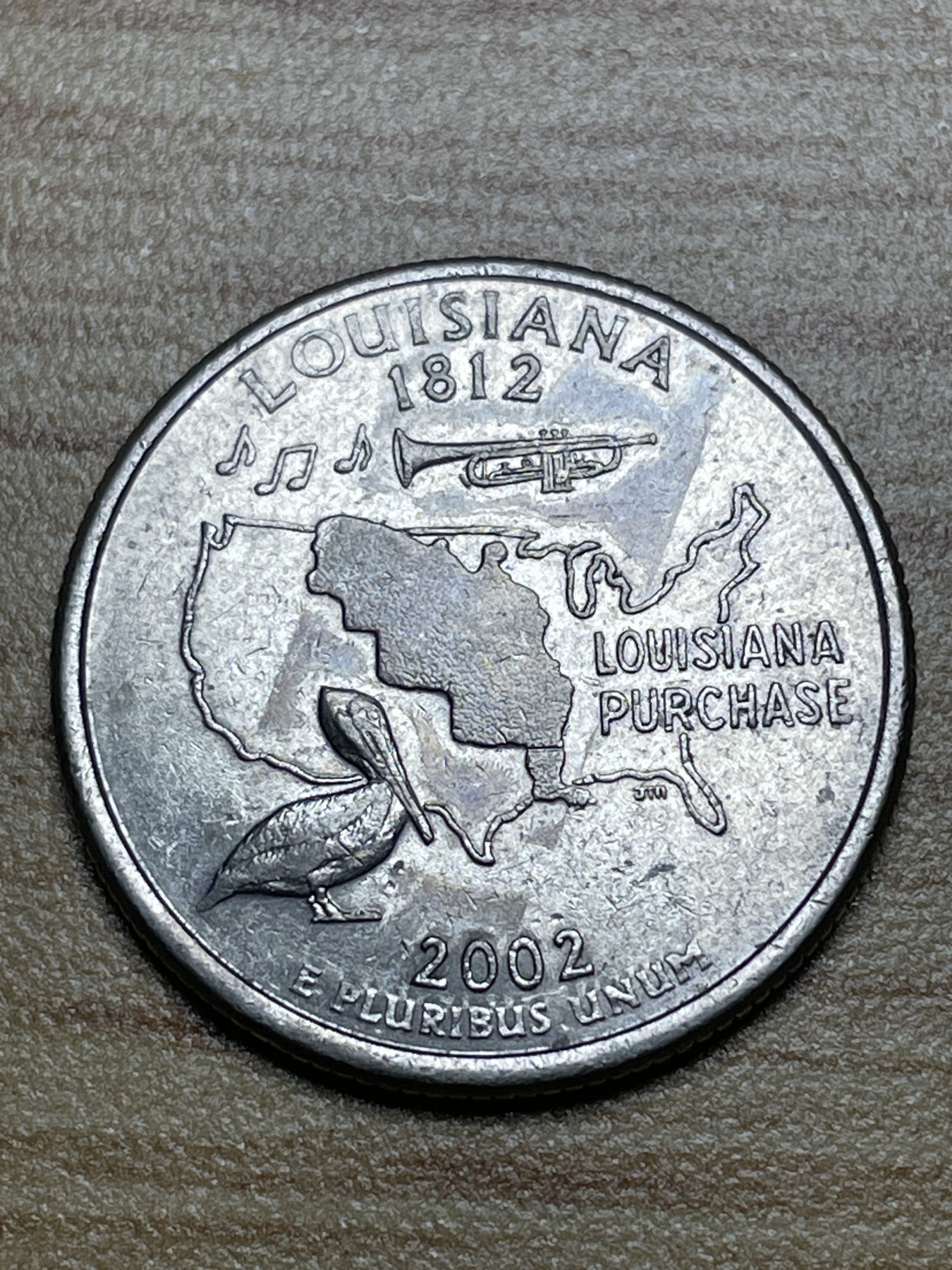 神仙姐姐散币专场第二期（无佣金，预留一期） 美国路易斯安那州25美分纪念币2002年