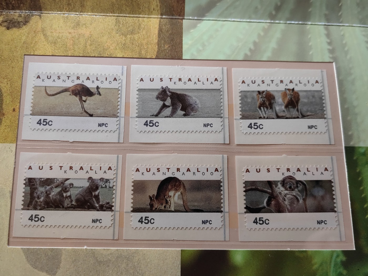 外国邮和小本票精品专场（秒杀和拍卖）第①⑥场 澳大利亚1993 本地动物 不干胶票一套（全新邮票无邮戳，小本票非邮折）