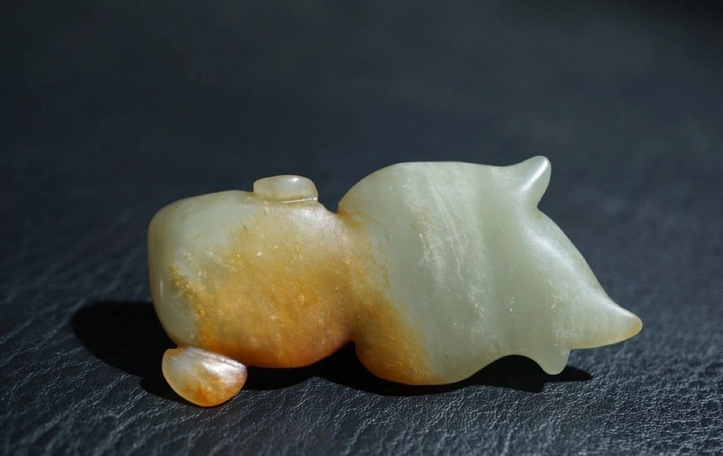 特色精品｜拍卖专场 明清工老和田玉金鱼把件｜尺寸详见图8⃣️