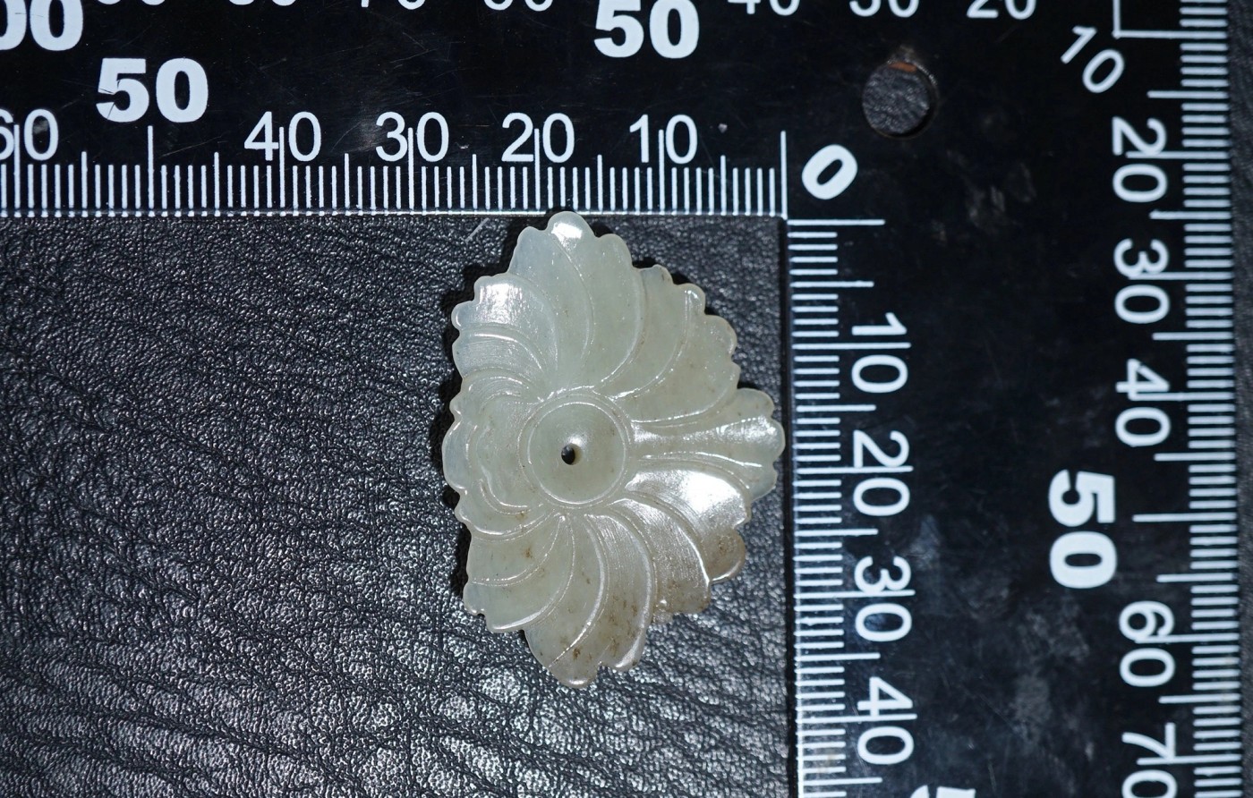特色精品｜拍卖专场 明清老和田玉宝相花花片｜尺寸详见图8⃣️