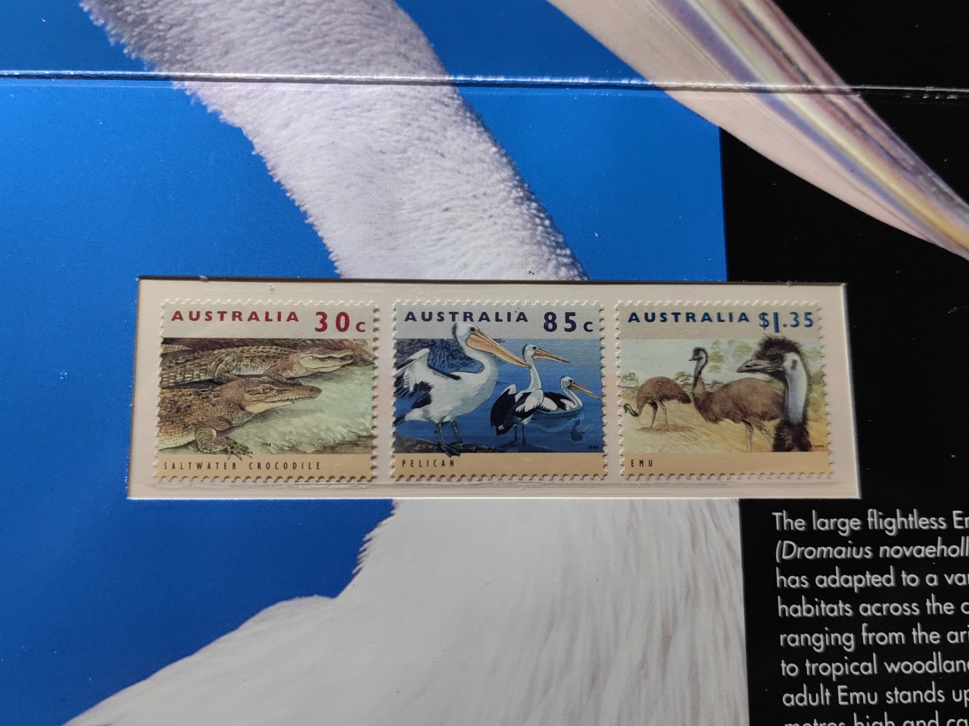 外国邮和小本票精品专场（秒杀和拍卖）第①⑥场 澳大利亚1994 澳洲本土动物1套 全新邮票无邮戳（小本票非邮折）