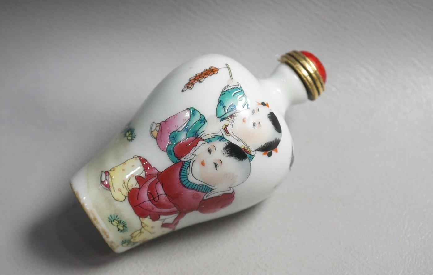 特色精品｜拍卖专场 几十年瓷质鼻烟瓶｜尺寸详见图9⃣️