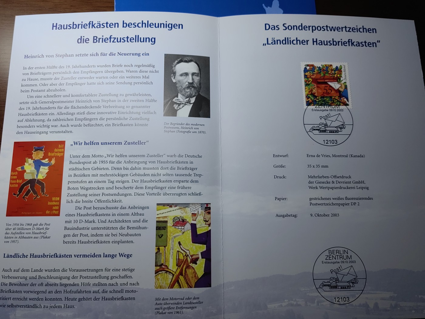 外国邮和小本票精品专场（秒杀和拍卖）第①⑥场  诗人歌德诞辰250周年&农村住宅邮箱&儿童千禧年世纪之星（邮折3件）