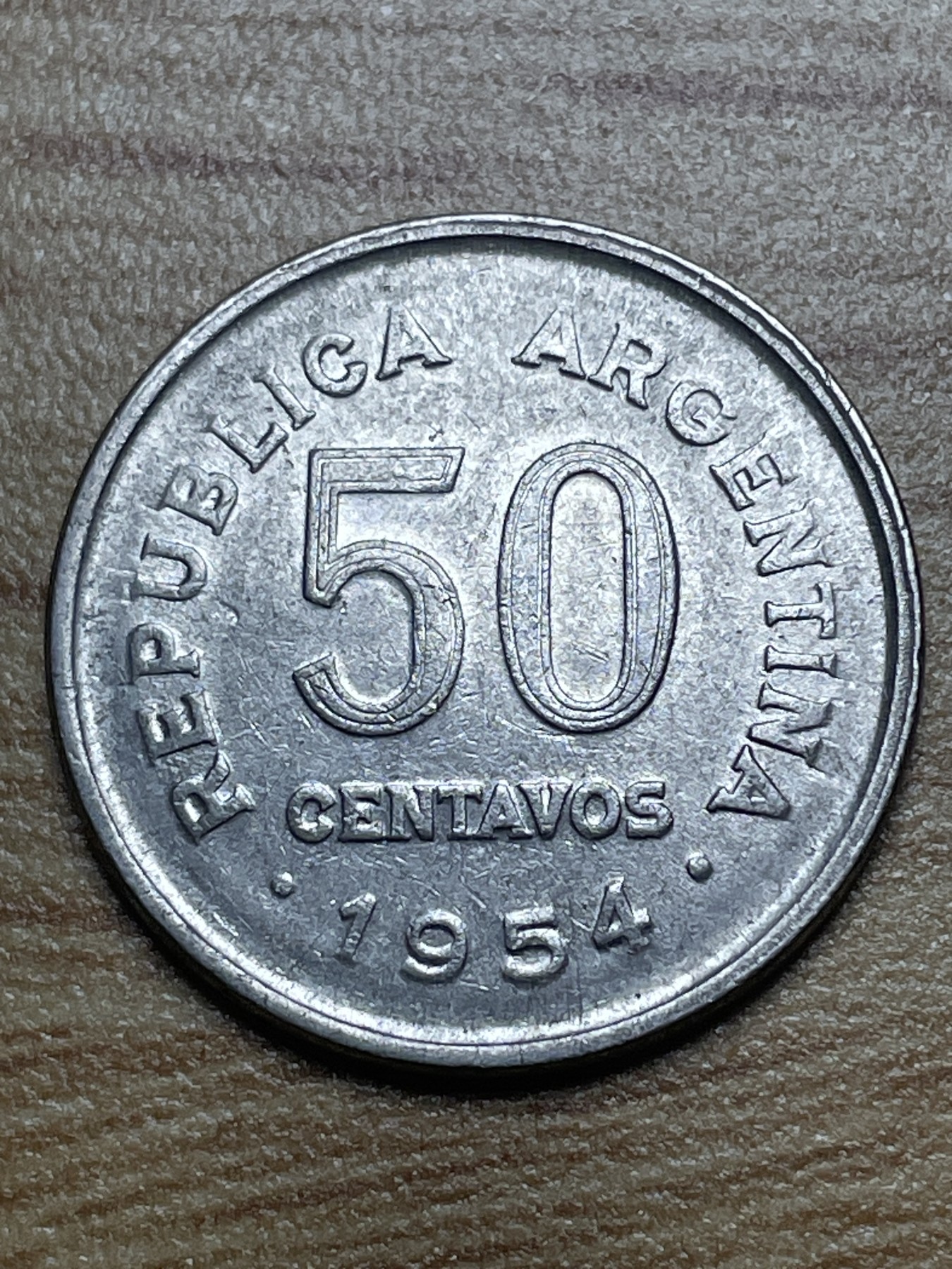 神仙姐姐散币专场第二期（无佣金，预留一期） 1954年阿根廷50分