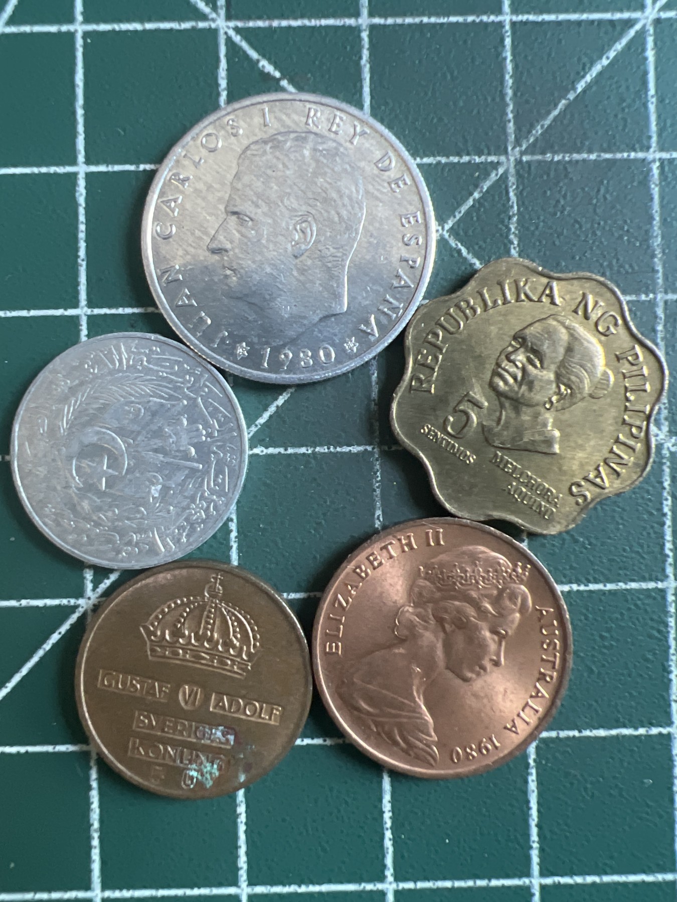 第443期 硬币专场 （无押金，捡漏，全场20包邮，偏远地区除外，接收代拍业务） 硬币五枚