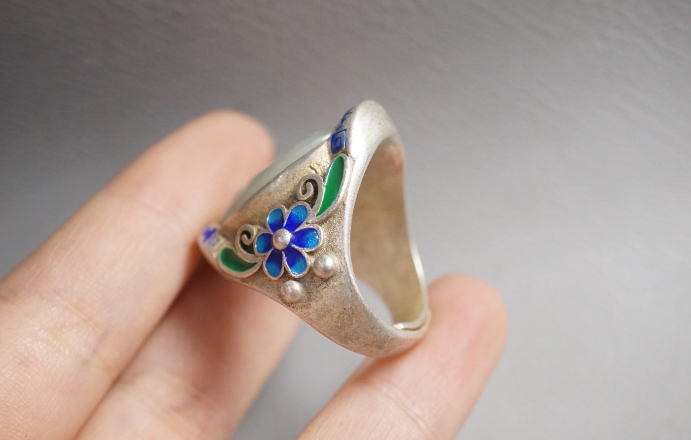 特色精品｜拍卖专场 和田玉扳指活口的｜尺寸详见图9⃣️