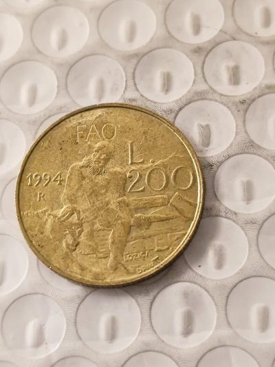 FCO-5-散币 - 圣马力诺Fao1994年纪念币200里拉