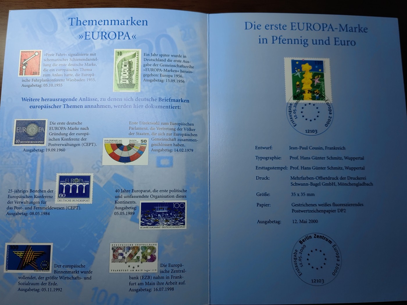 外国邮和小本票精品专场（秒杀和拍卖）第①⑥场  诗人歌德诞辰250周年&农村住宅邮箱&儿童千禧年世纪之星（邮折3件）