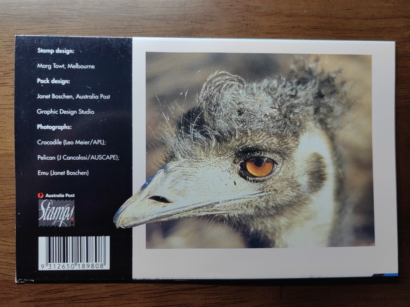 外国邮和小本票精品专场（秒杀和拍卖）第①⑥场 澳大利亚1994 澳洲本土动物1套 全新邮票无邮戳（小本票非邮折）