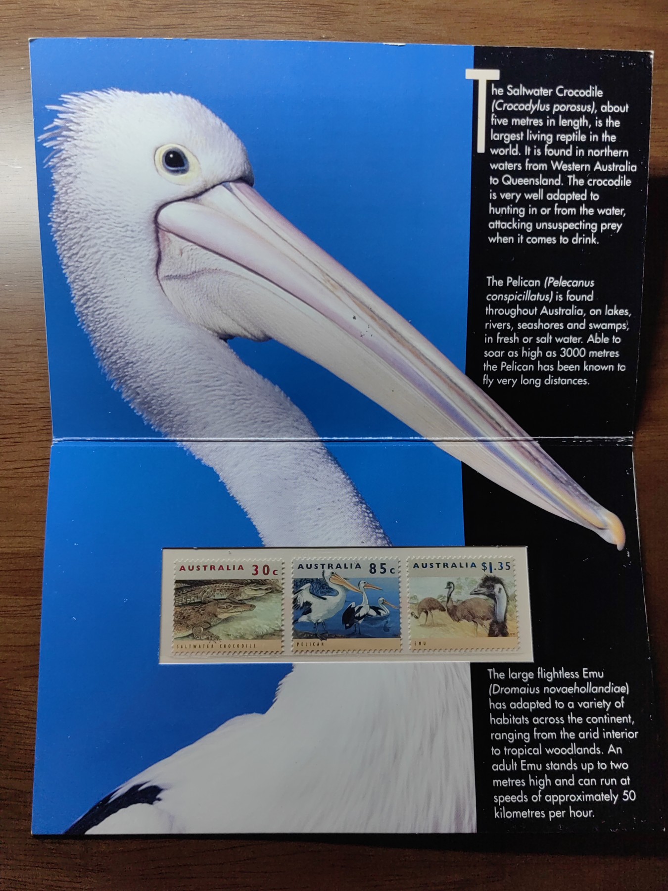 外国邮和小本票精品专场（秒杀和拍卖）第①⑥场 澳大利亚1994 澳洲本土动物1套 全新邮票无邮戳（小本票非邮折）